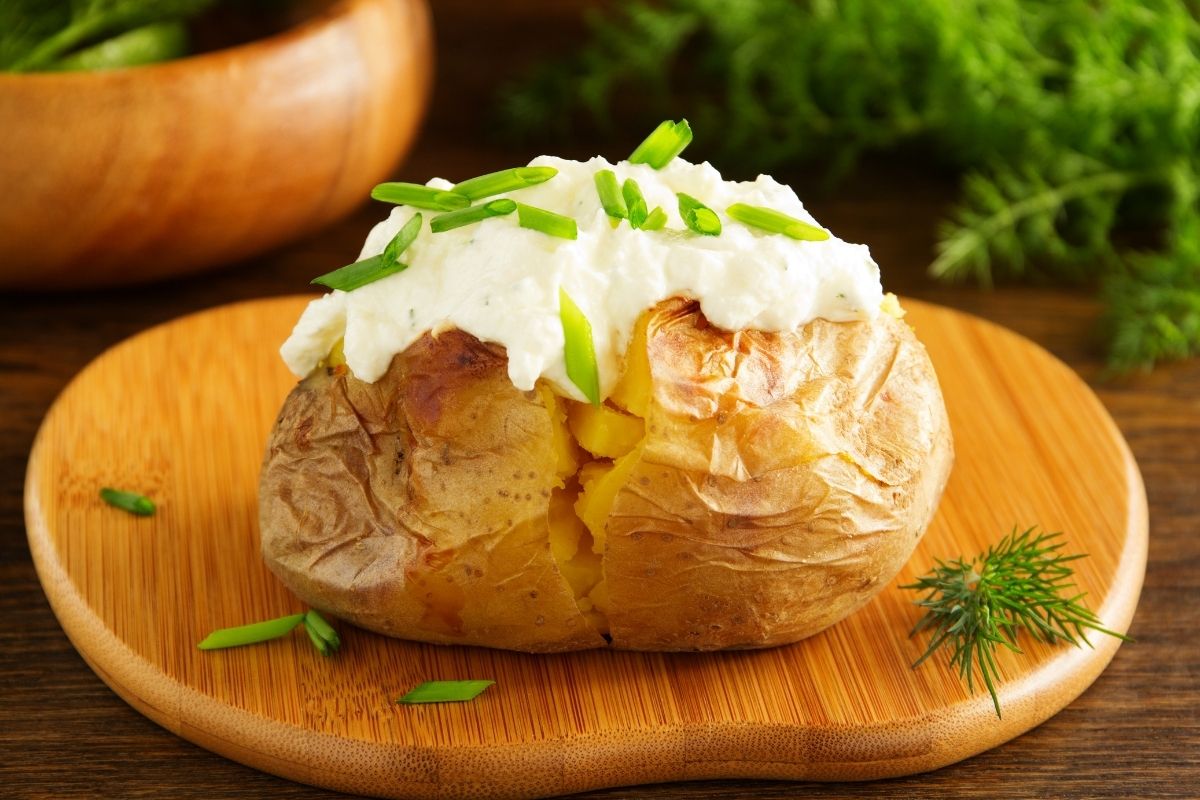How to reheat baked potato